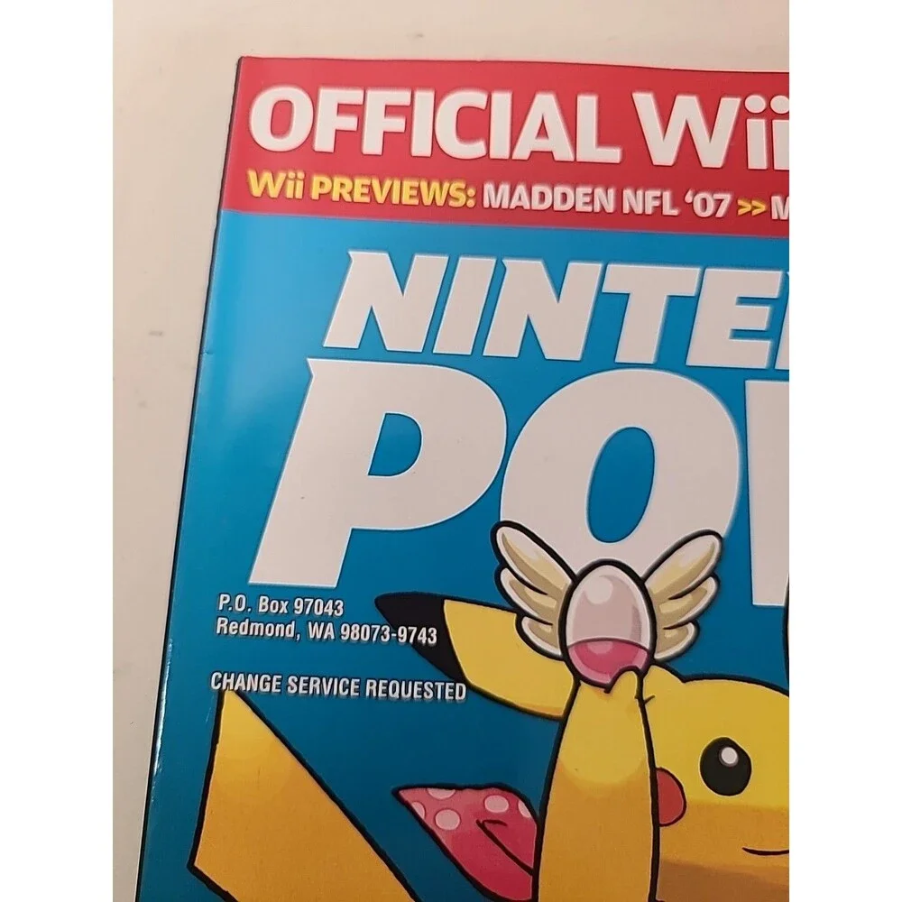 Nintendo Power 209 Pokemon w/Comic, Legend Of Zelda, Starfox Command